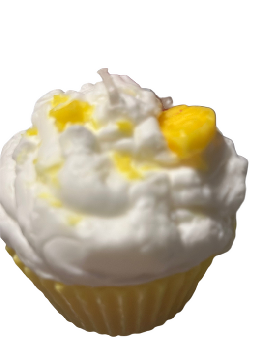 Lemon Pie Cupcake Candle
